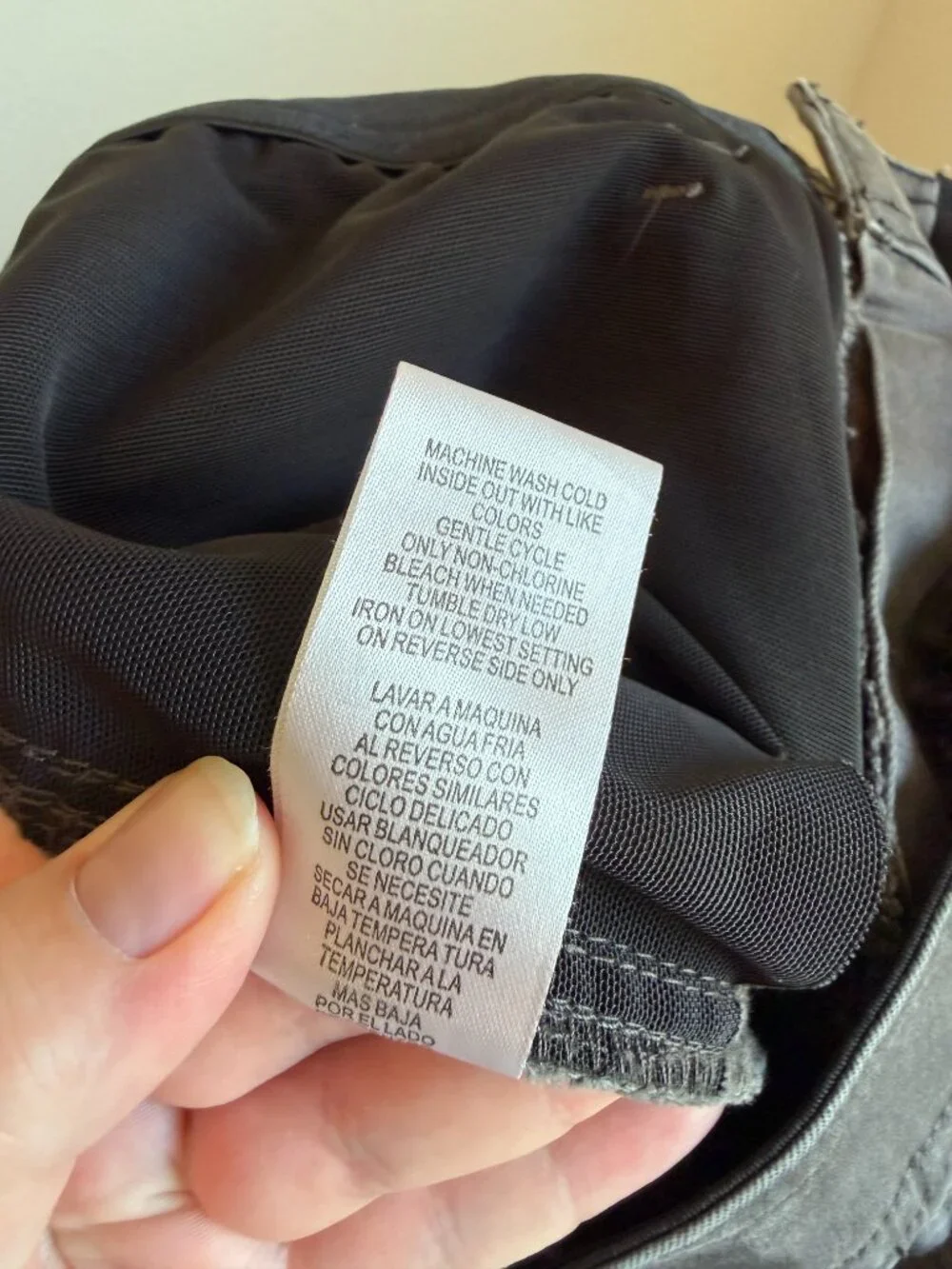 Democracy Ab Solution Gray Utility Cargo Roll Tab Pants Size 12